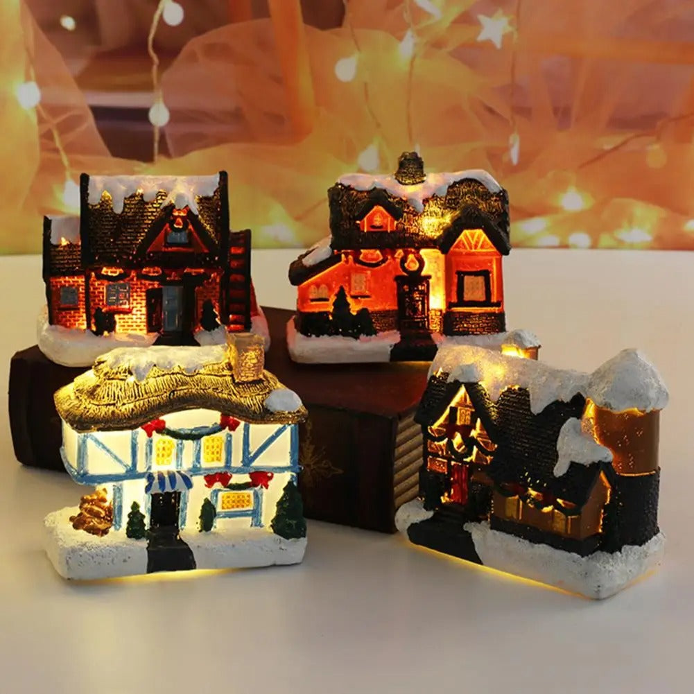 Scène de Noël Maisons de village