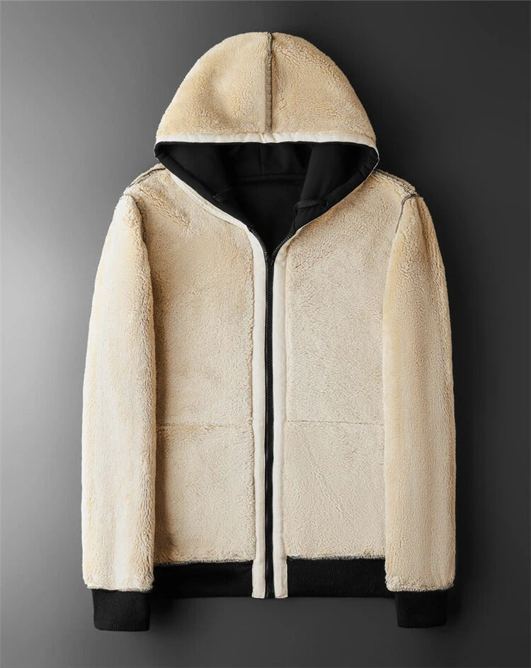 Veste polaire chaude et épaisse pour hommes