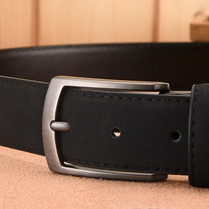 Ceinture rétro en daim pour hommes