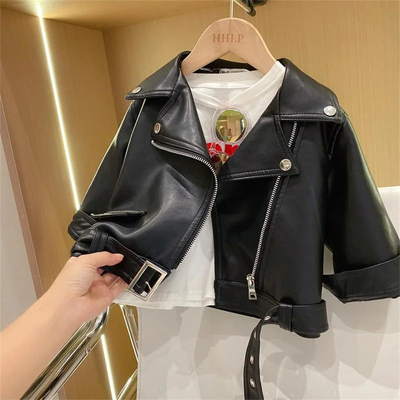 Veste en cuir pour enfants