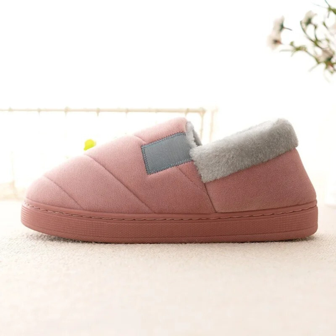 Chaussons en fourrure antidérapants pour hommes