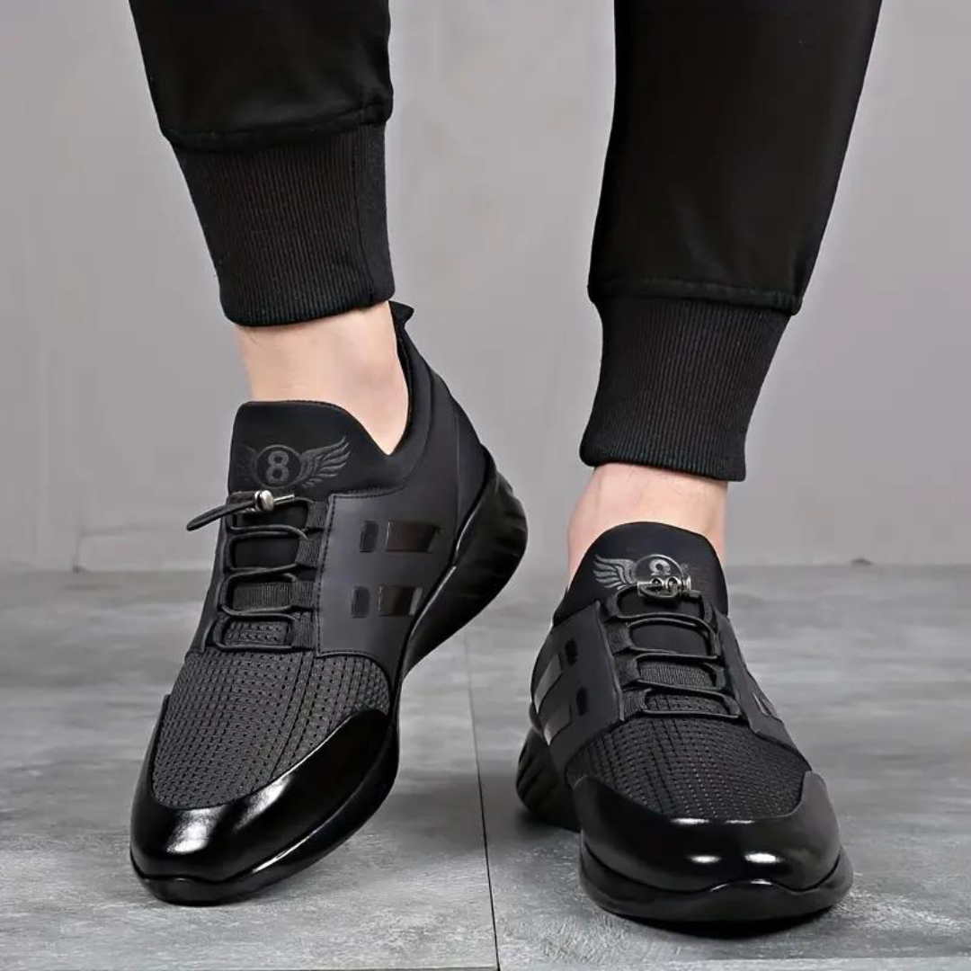 Chaussures en cuir à hauteur variable pour hommes