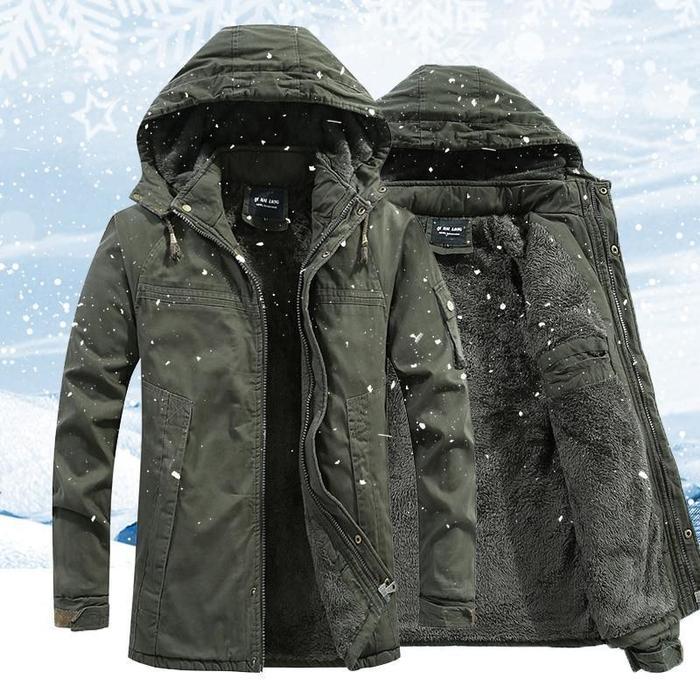 Veste Hiver Femme Élegante Ajustée en Polyester et Laine-2