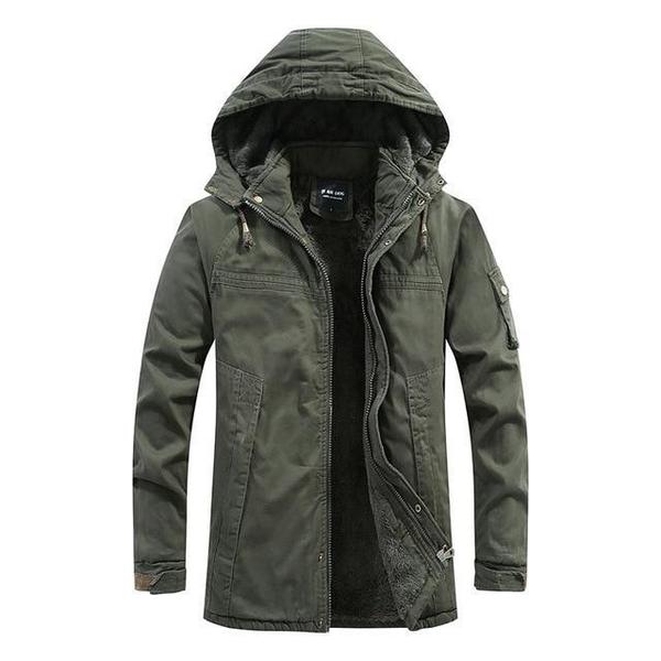 Veste Hiver Femme Élegante Ajustée en Polyester et Laine-1