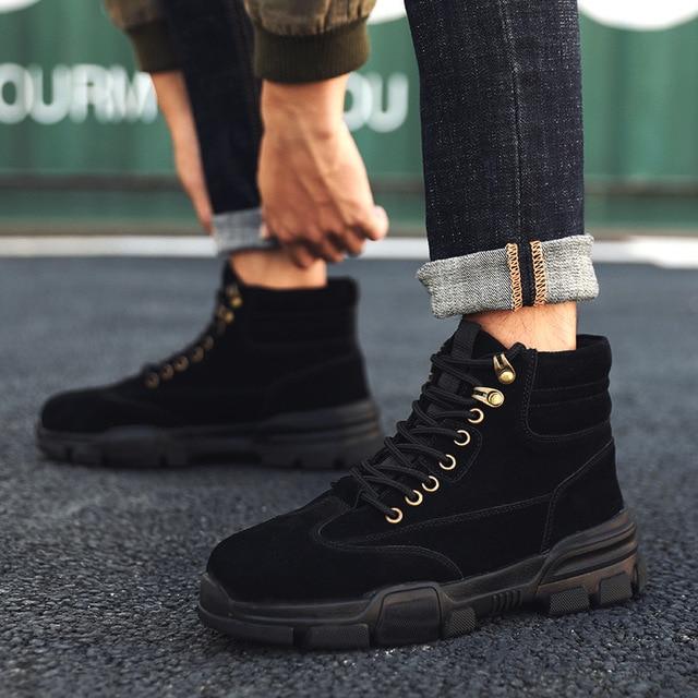 Variant image for Bottes Homme Cuir Élégantes Confortables en Cuir Véritable-7