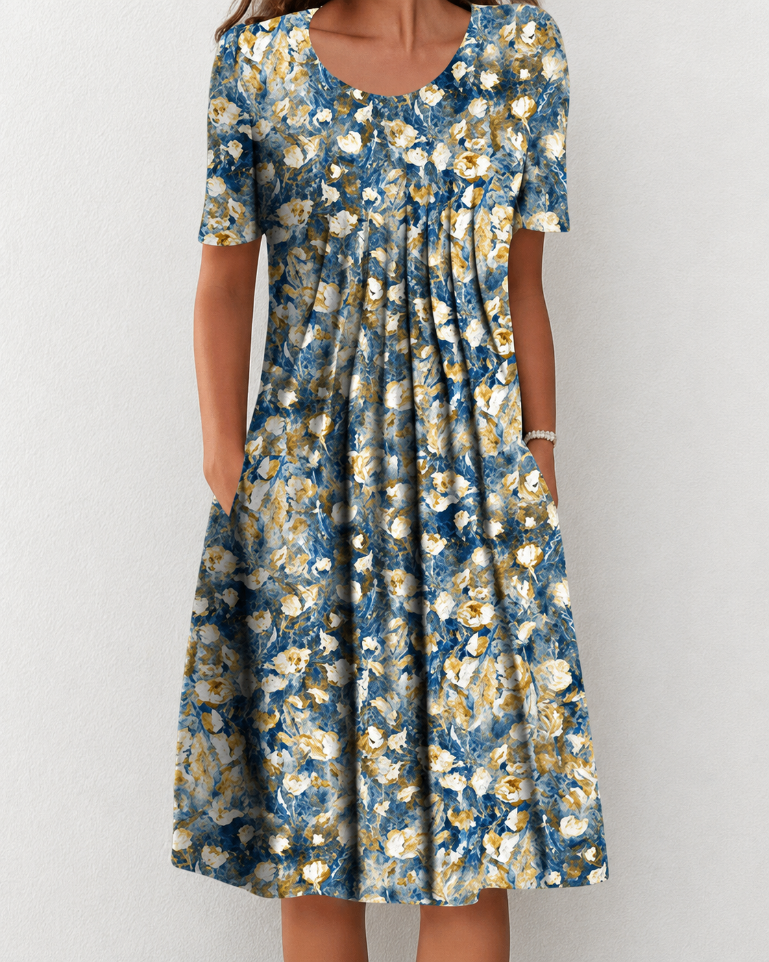 Robe d'été à fleurs pour femmes
