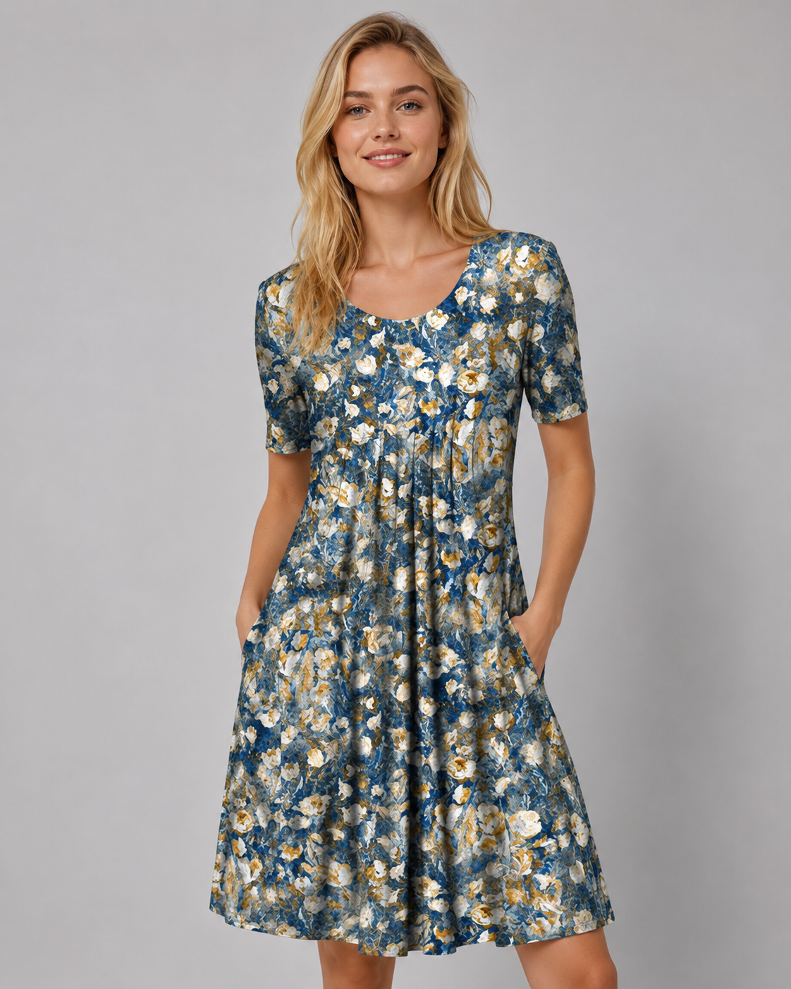 Robe d'été à fleurs pour femmes