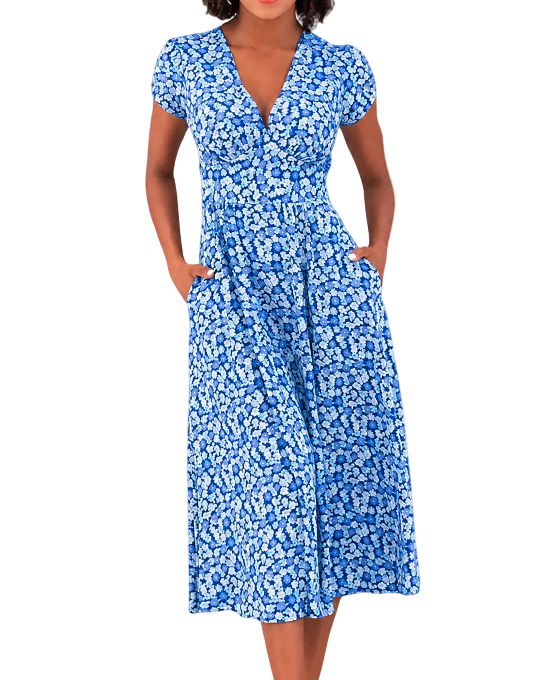 Robe D'Été Femme Chic Florale Longue