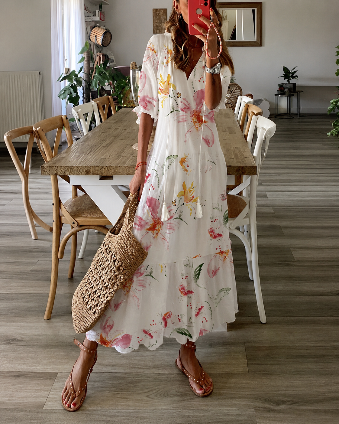 Robe longue maxi pour femme