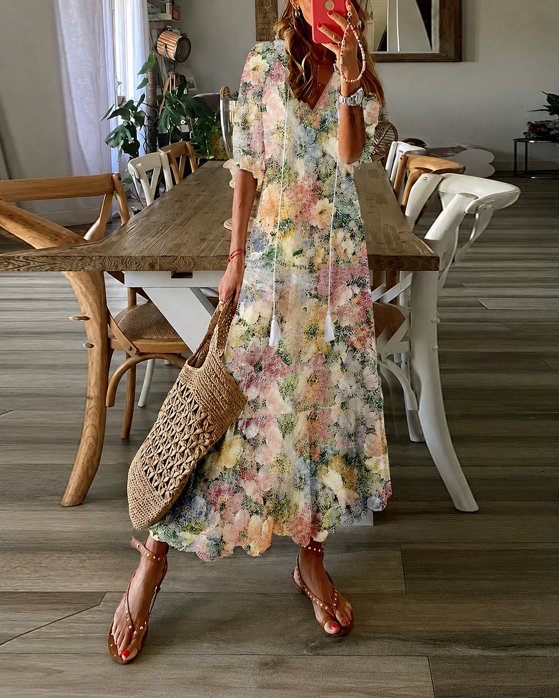 Robe longue maxi pour femme
