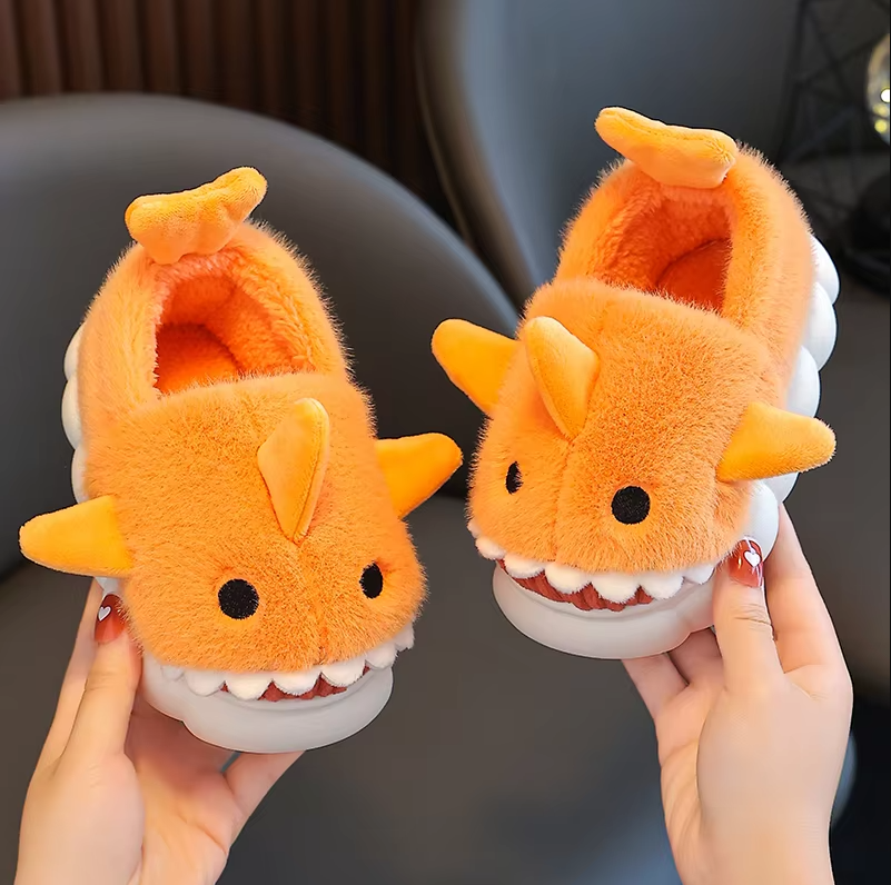 Chausson requin antidérapant pour enfants