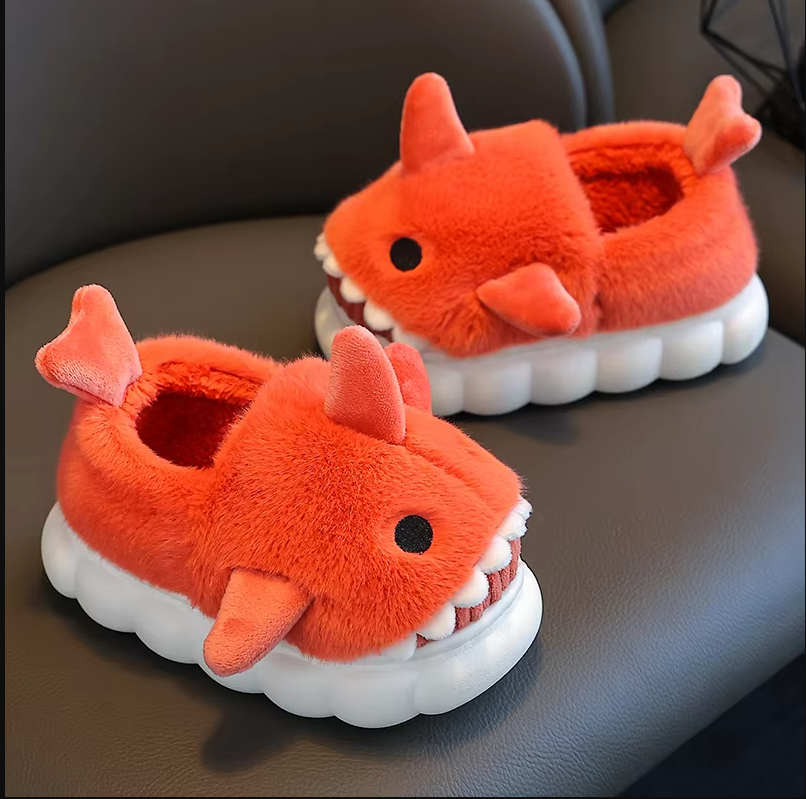 Chausson requin antidérapant pour enfants