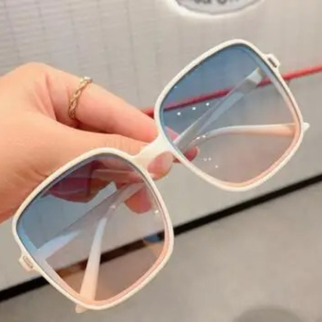 Lunettes de soleil carrées surdimensionnées