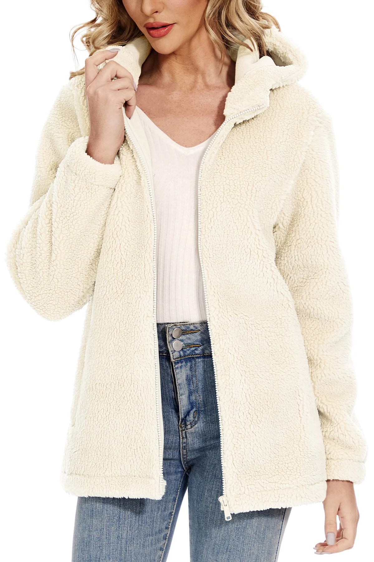 Veste moelleuse pour femmes