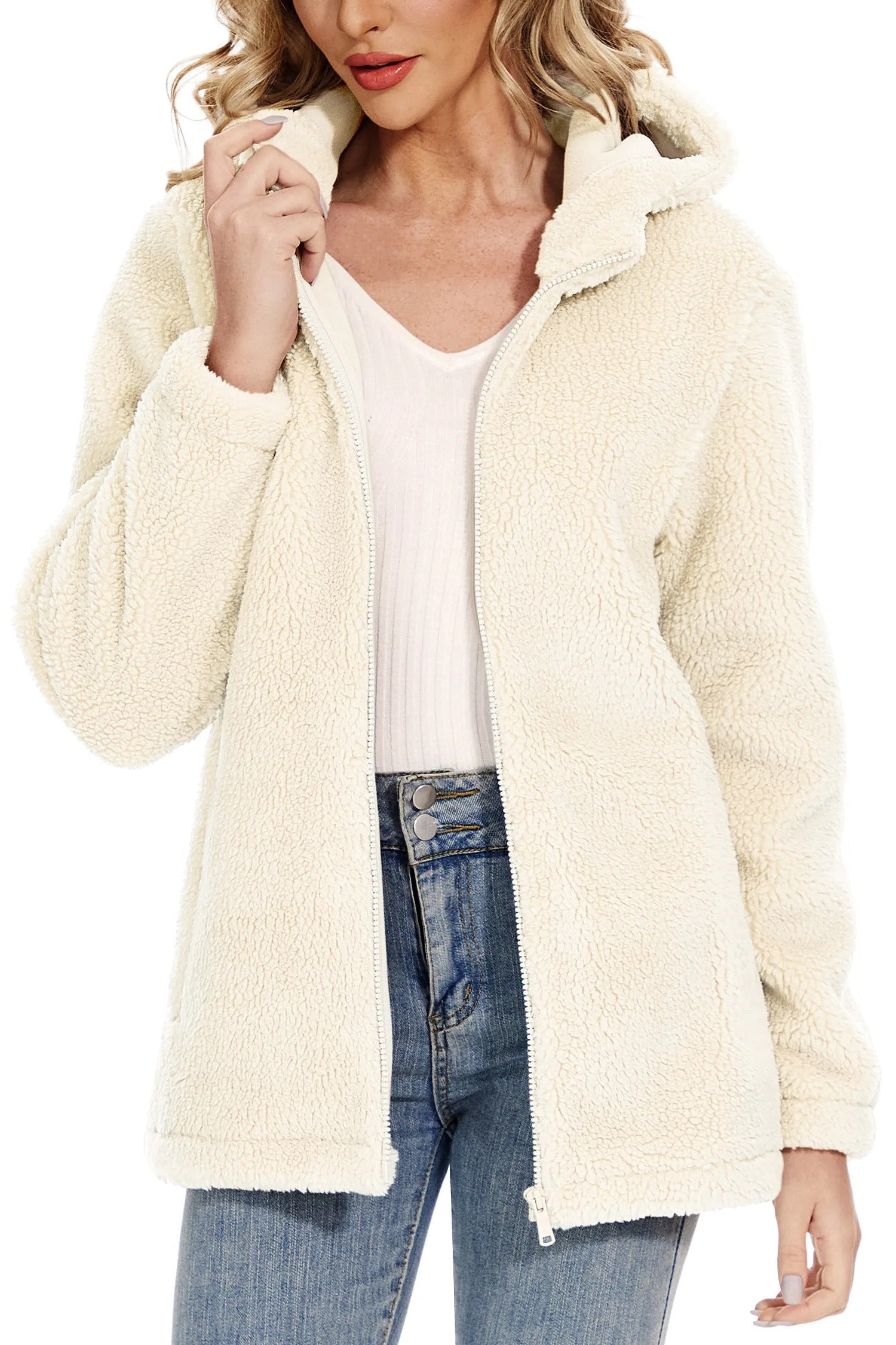 Veste moelleuse pour femmes