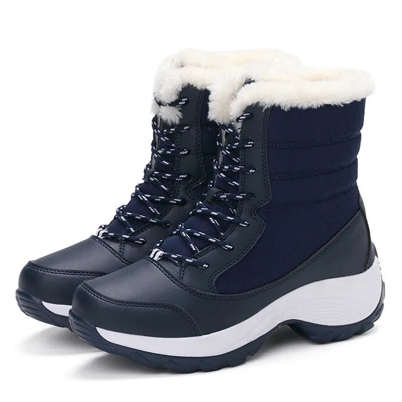 Bottes de neige d'extérieur à plateforme pour femmes