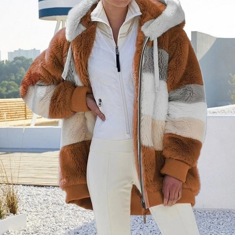 Veste à capuche surdimensionnée pour femmes