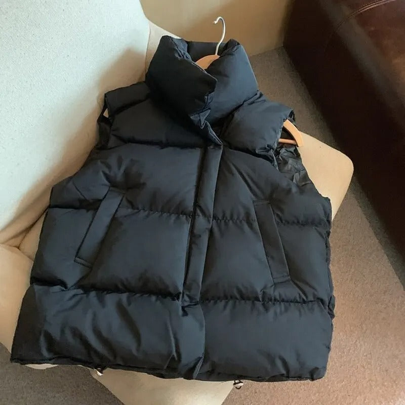 Gilet en duvet chaud pour femmes