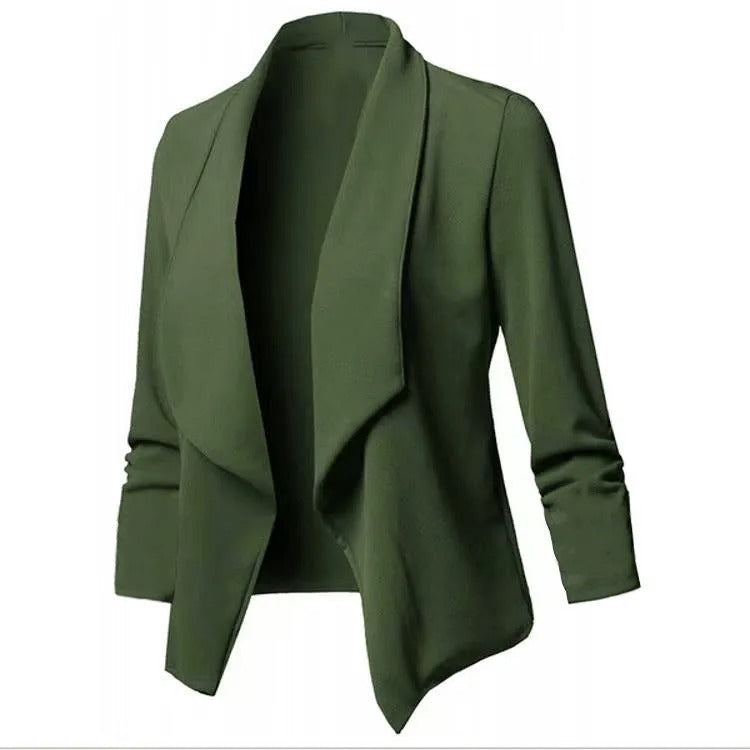 Blazer ouvert surdimensionné pour femmes