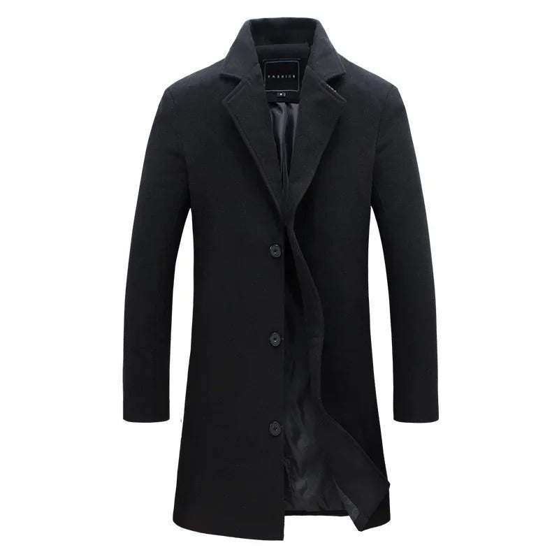 Manteau d'affaires ajusté pour hommes