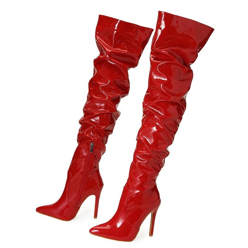 Bottes à hauteur du genou pour femmes