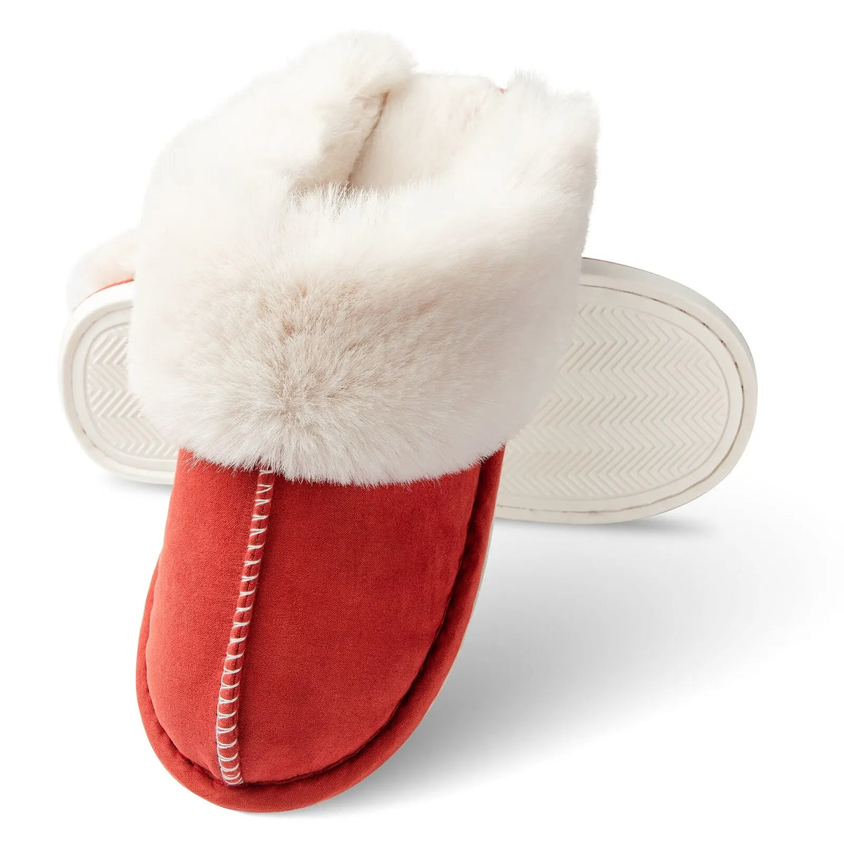 Chaussons d'intérieur en peluche pour femmes