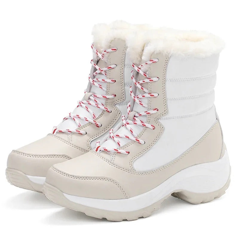 Bottes de neige d'extérieur à plateforme pour femmes