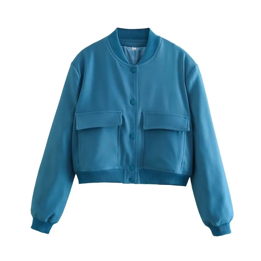 Veste bombardier Varsity pour femmes