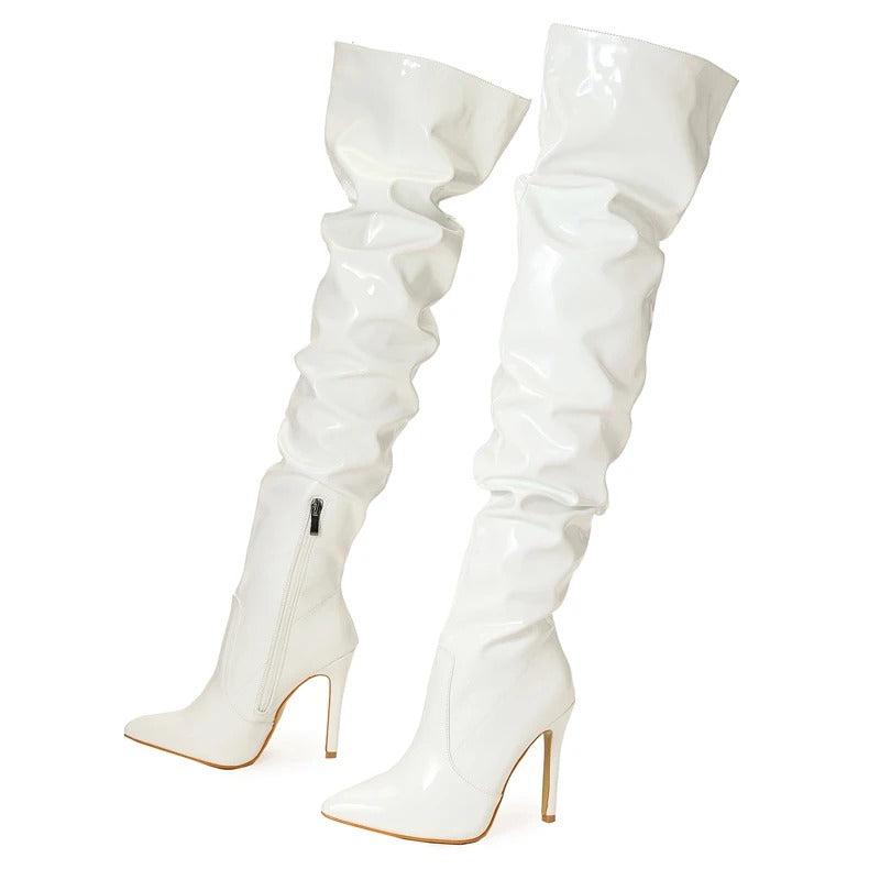 Bottes à hauteur du genou pour femmes