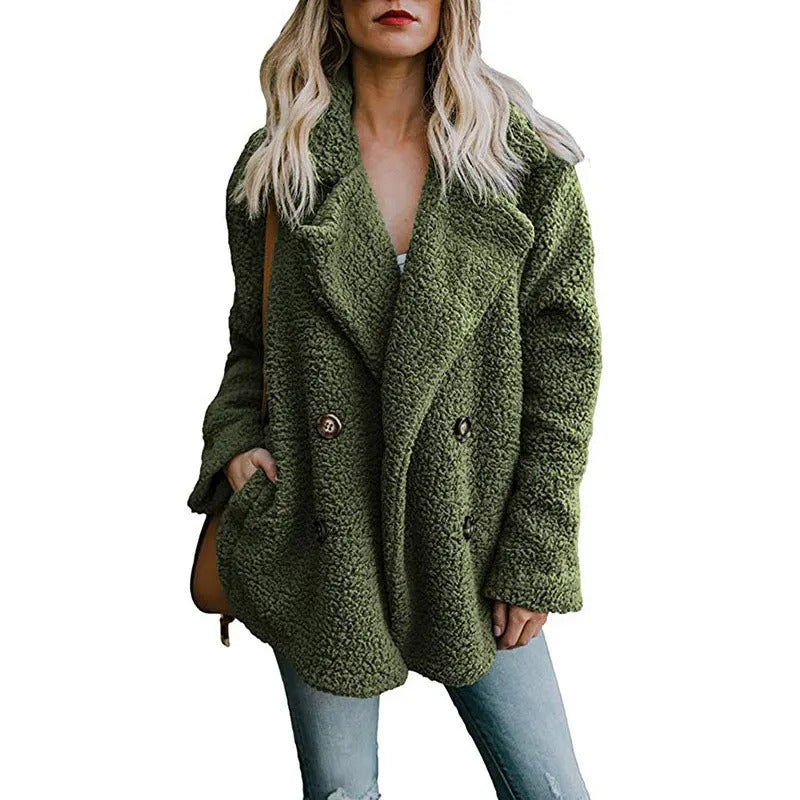 Veste molletonnée surdimensionnée pour femmes
