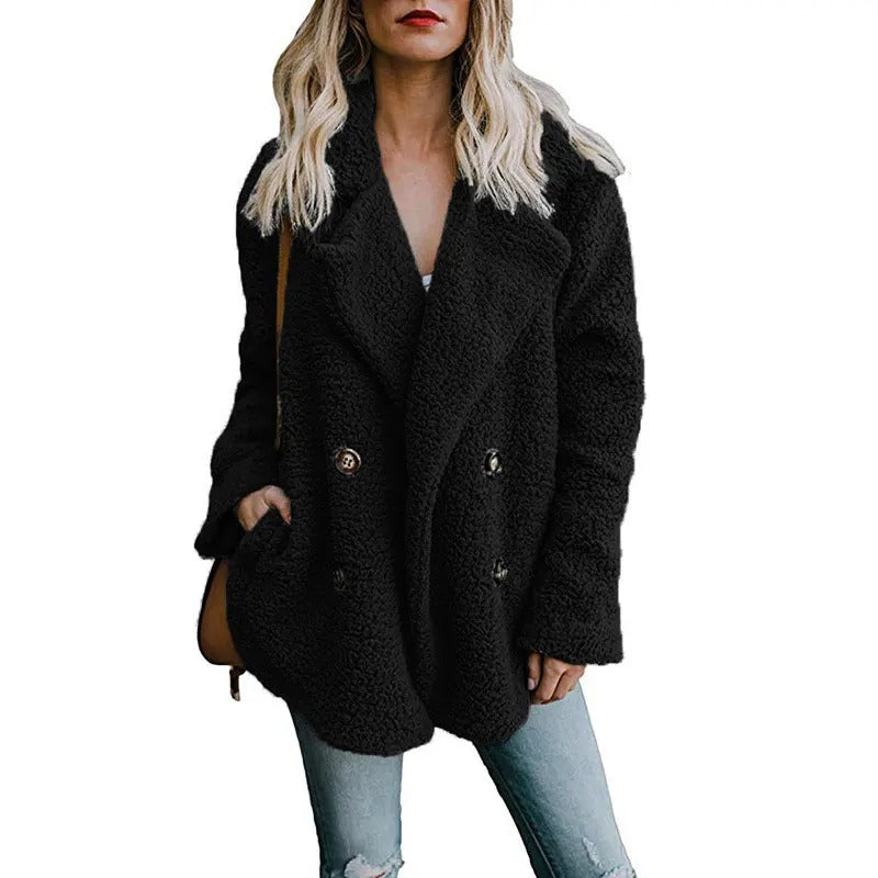 Veste molletonnée surdimensionnée pour femmes