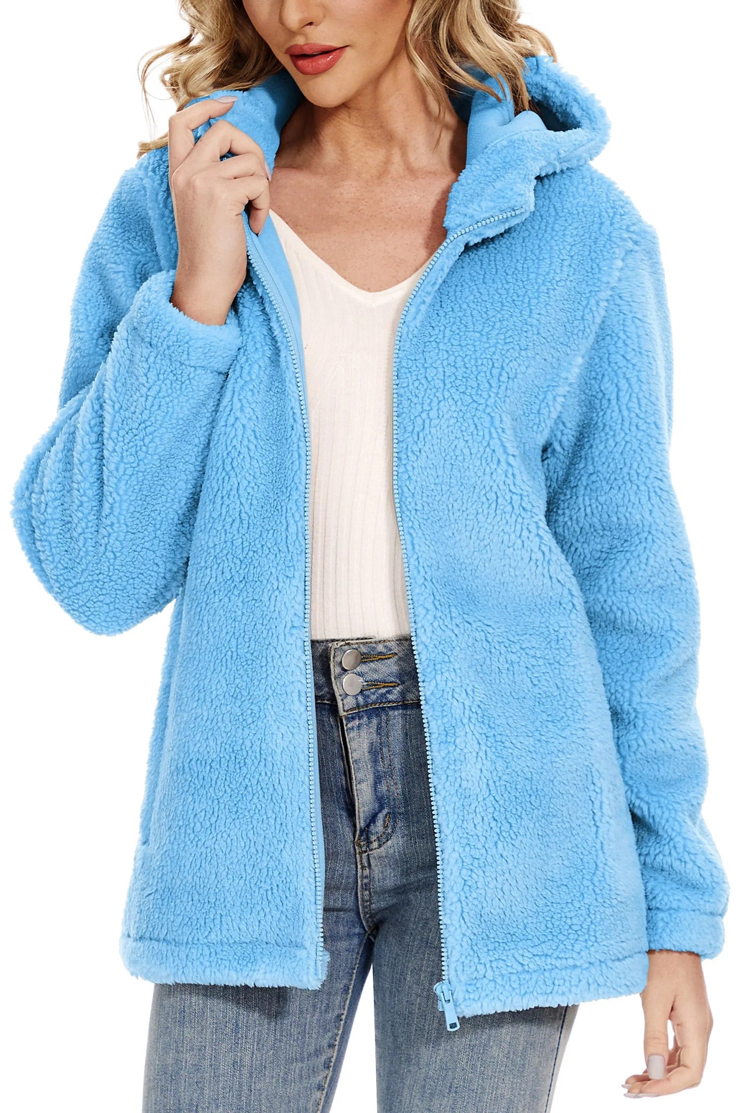 Veste moelleuse pour femmes