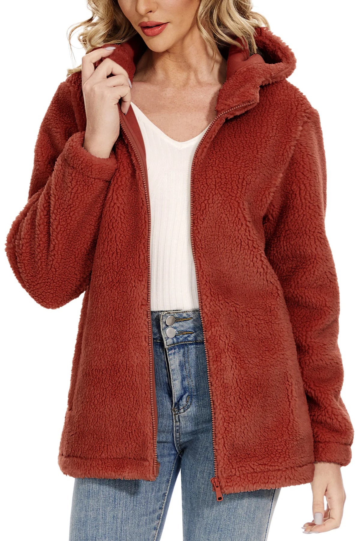 Veste moelleuse pour femmes