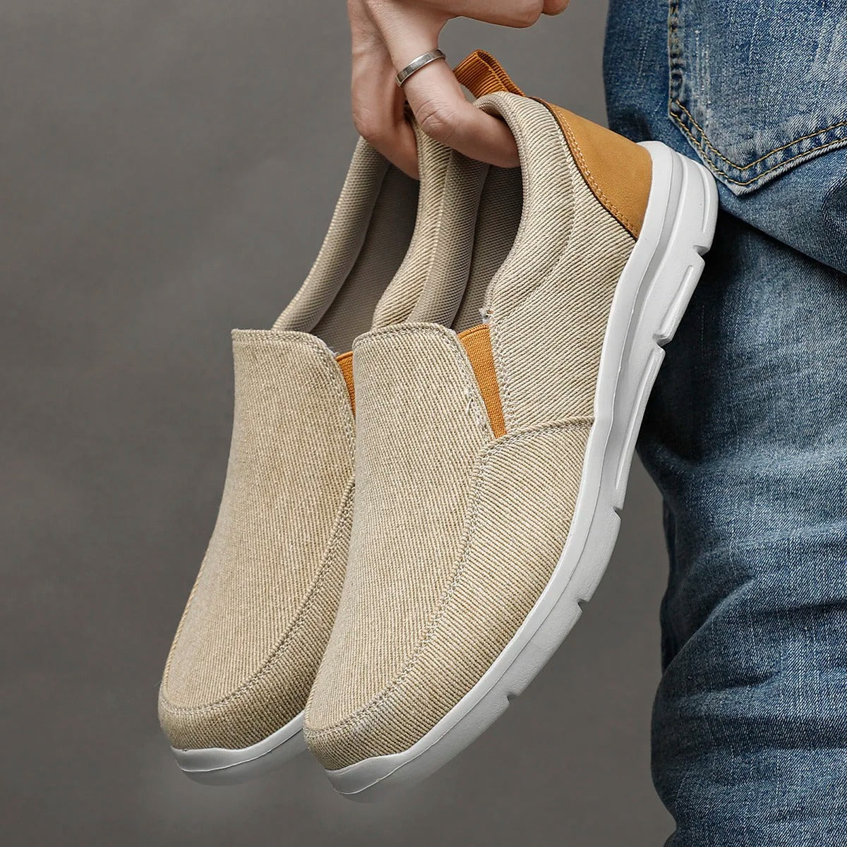 Chaussures d'été en toile pour hommes