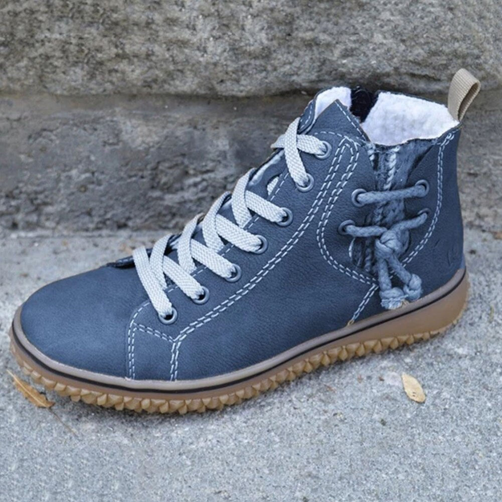 Chaussures Féminines Confortables Hiver Cuir Synthétique 2