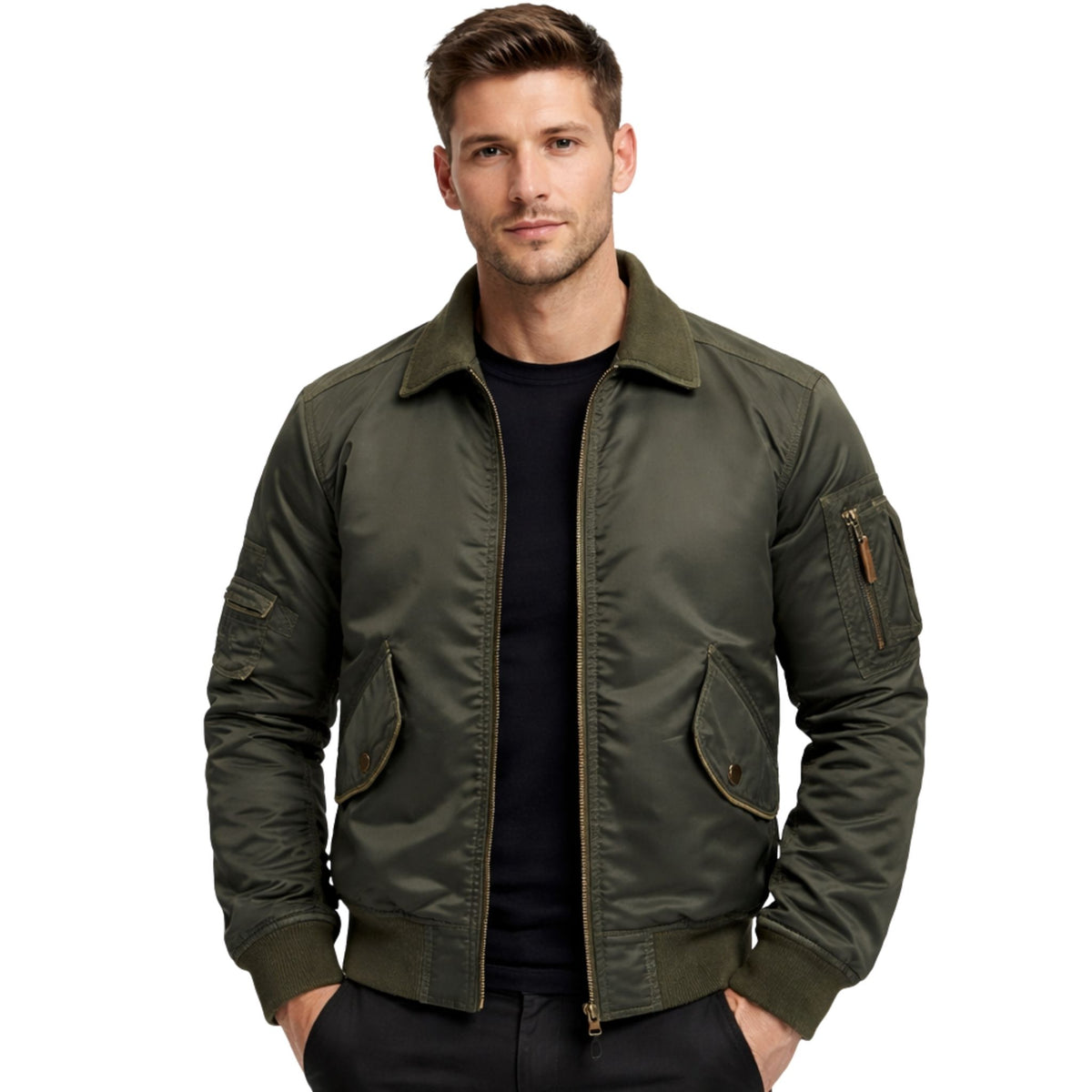 Veste Blouson Aviateur Homme Urbain