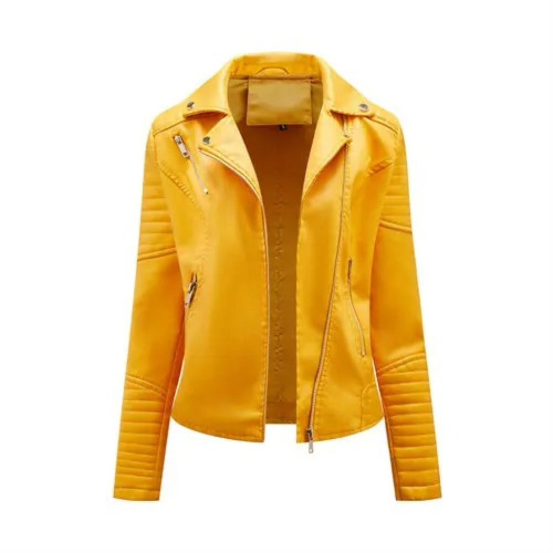 Veste en cuir pour femmes