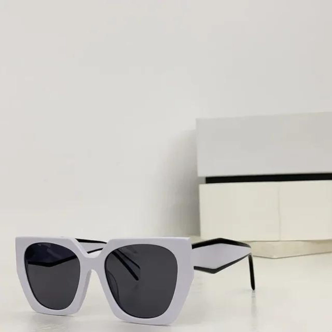 Lunettes de soleil rondes à œil de chat