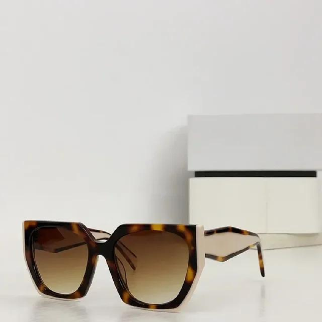 Lunettes de soleil rondes à œil de chat