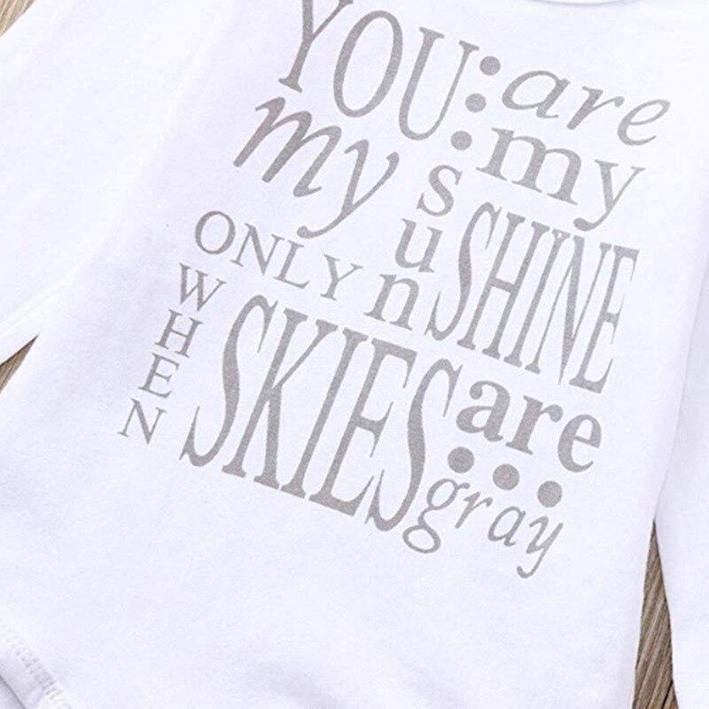 Ensemble grenouillère pour bébé You Are My Sunshine