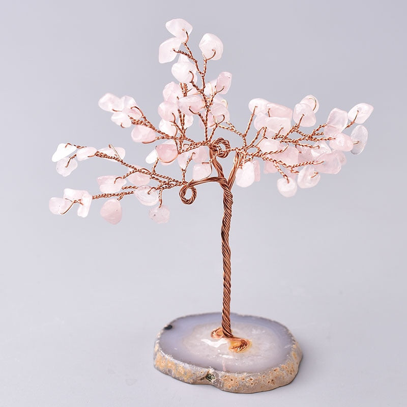 Sculpture de bureau Arbre de vie en cristal