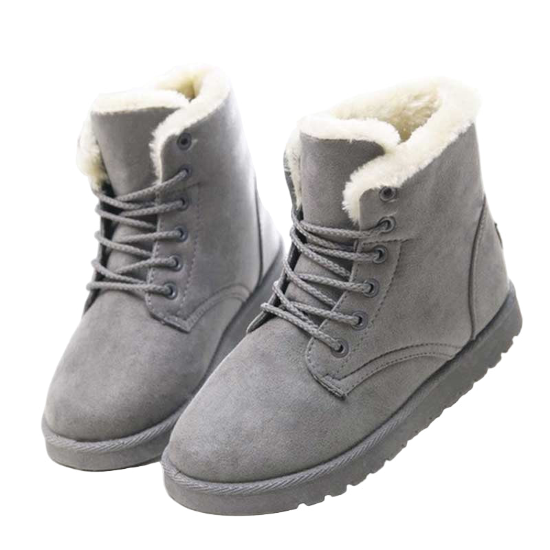 Bottes de neige en peluche