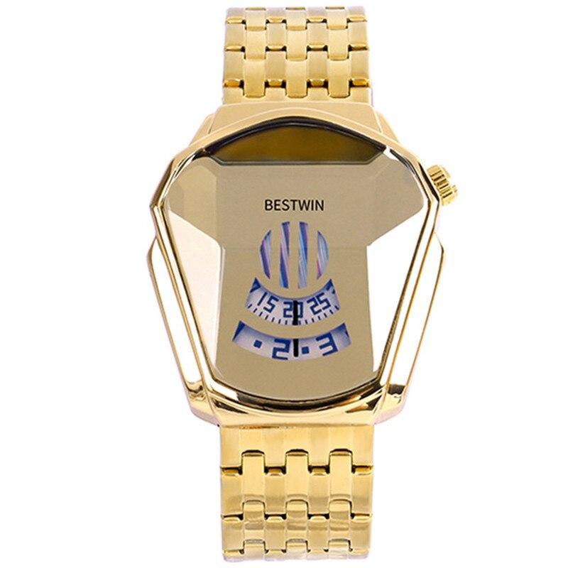 Montre-bracelet à quartz étanche style diamant