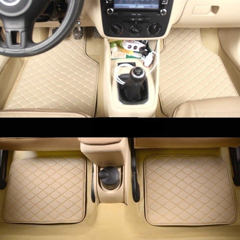 Tapis de sol universel en cuir pour voiture