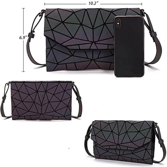 Sac à main géométrique lumineux